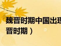 魏晉時期中國出現(xiàn)了一種崇尚玄學(xué)的思潮（魏晉時期）