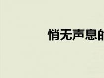 悄無聲息的意思（息的意思）