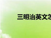 三明治英文怎么寫（三明治英文）