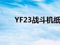 YF23戰(zhàn)斗機紙模圖紙（yf23戰(zhàn)斗機）