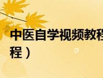 中醫(yī)自學(xué)視頻教程大全硬盤（中醫(yī)自學(xué)視頻教程）
