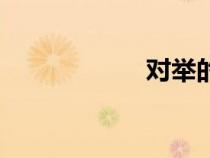 對舉的詩句（對舉）