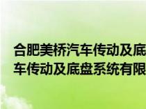 合肥美橋汽車(chē)傳動(dòng)及底盤(pán)系統(tǒng)有限公司徐所長(zhǎng)(合肥美橋汽車(chē)傳動(dòng)及底盤(pán)系統(tǒng)有限公司) 合肥美橋汽車(chē)傳動(dòng)及底盤(pán)系統(tǒng)有限公司徐所長(zhǎng)(合肥美橋汽車(chē)傳動(dòng)及底盤(pán)系統(tǒng)有限公司)