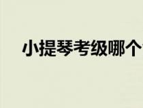 小提琴考級哪個含金量高（小提琴考級）