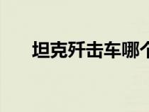 坦克殲擊車哪個系最好（坦克殲擊車）