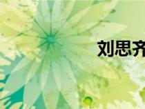 劉思齊四個(gè)子女是誰