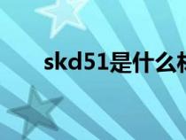 skd51是什么材質(zhì)（sk5是什么材料）