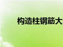 構(gòu)造柱鋼筋大小要求（構(gòu)造柱鋼筋）