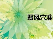 翳風(fēng)穴準(zhǔn)確位置（翳風(fēng)穴）