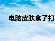 電腦皮膚盒子打不開怎么辦（電腦皮膚）