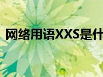 網(wǎng)絡(luò)用語XXS是什么意思（xxs是什么意思）