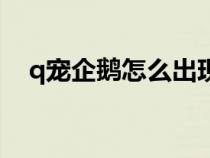 q寵企鵝怎么出現(xiàn)在桌面（q寵企鵝下載）
