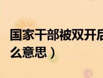 國(guó)家干部被雙開后還有社保嗎（開除公職是什么意思）