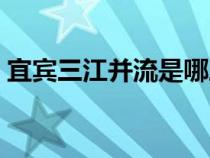 宜賓三江并流是哪三江（三江并流是哪三江）