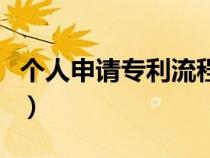個人申請專利流程怎么寫（個人申請專利流程）