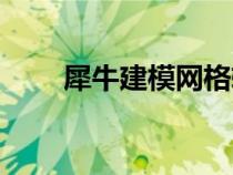 犀牛建模網(wǎng)格轉(zhuǎn)實體（犀牛建模網(wǎng)）