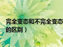 完全變態(tài)和不完全變態(tài)的區(qū)別在哪(完全變態(tài)和不完全變態(tài)的區(qū)別) 完全變態(tài)和不完全變態(tài)的區(qū)別在哪(完全變態(tài)和不完全變態(tài)的區(qū)別)