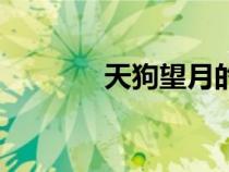 天狗望月的樣子（天狗望月）