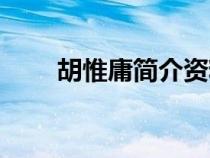 胡惟庸簡(jiǎn)介資料大全（胡惟庸簡(jiǎn)介）