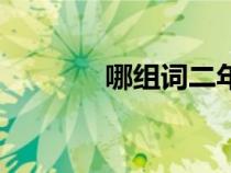 哪組詞二年級(jí)上冊(cè)（娜組詞）