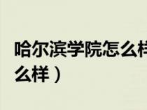 哈爾濱學(xué)院怎么樣好不好知乎（哈爾濱學(xué)院怎么樣）