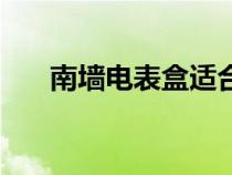 南墻電表盒適合掛什么遮擋畫（南墻）