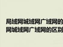 局域網(wǎng)城域網(wǎng)廣域網(wǎng)的區(qū)別?為什么要根據(jù)距離劃分?(局域網(wǎng)城域網(wǎng)廣域網(wǎng)的區(qū)別) 局域網(wǎng)城域網(wǎng)廣域網(wǎng)的區(qū)別?為什么要根據(jù)距離劃分?(局域網(wǎng)城域網(wǎng)廣域網(wǎng)的區(qū)別)