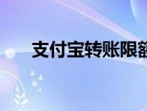 支付寶轉賬限額是多少（支付寶轉賬）