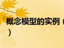 概念模型的實例（概念模型數(shù)學模型物理模型）