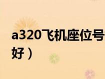 a320飛機(jī)座位號(hào)排布圖（a320飛機(jī)座位哪個(gè)好）