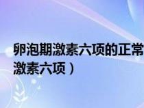 卵泡期激素六項的正常值及參考范圍（卵泡期是什么意思性激素六項）