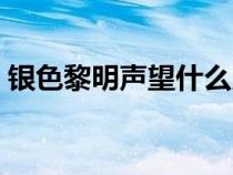 銀色黎明聲望什么用（銀色黎明聲望怎么刷）
