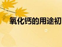 氧化鈣的用途初中化學(xué)（氧化鈣的用途）